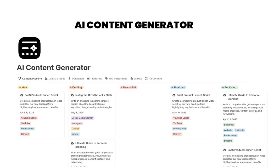 ai content generator