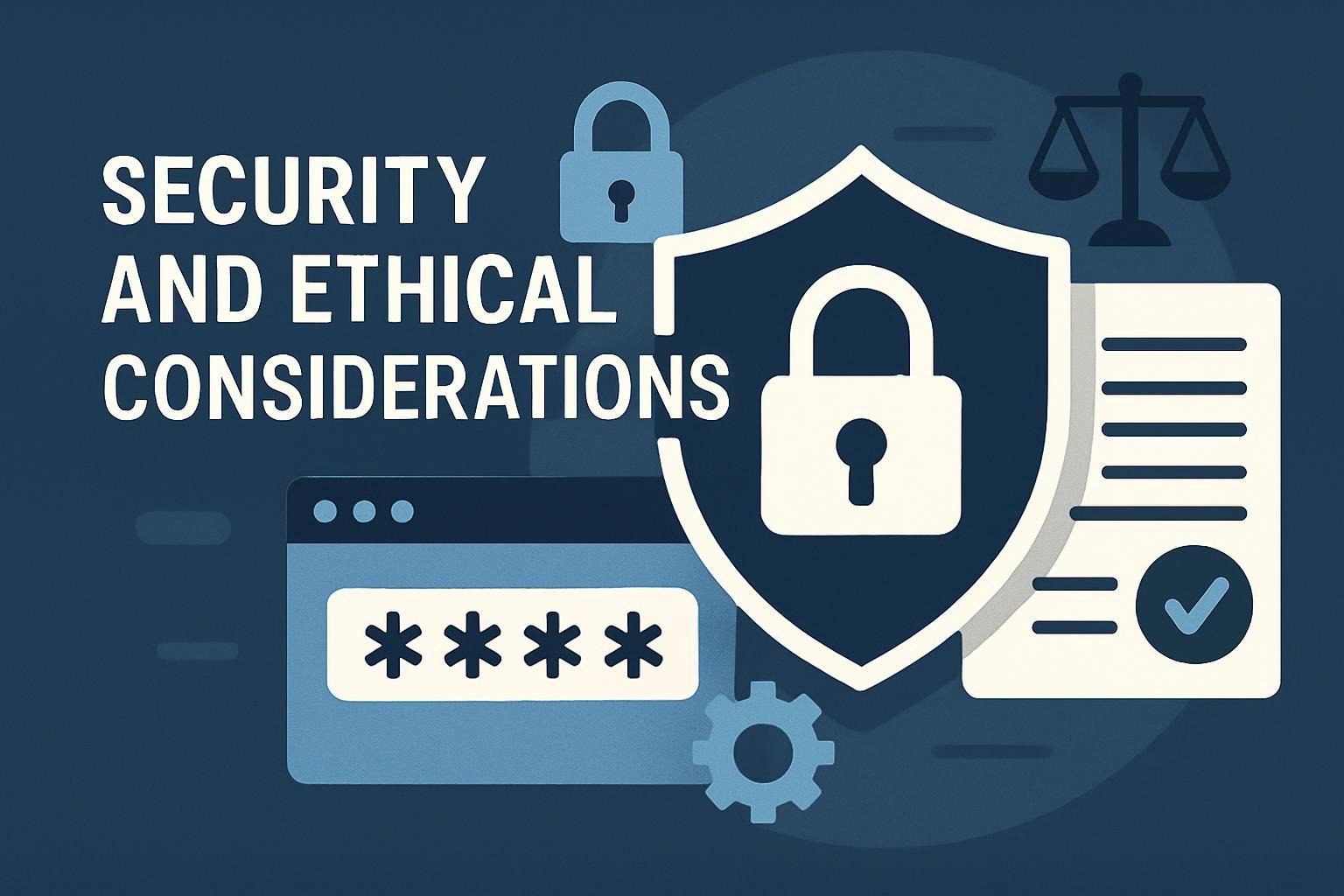 Security and Ethical Considerations