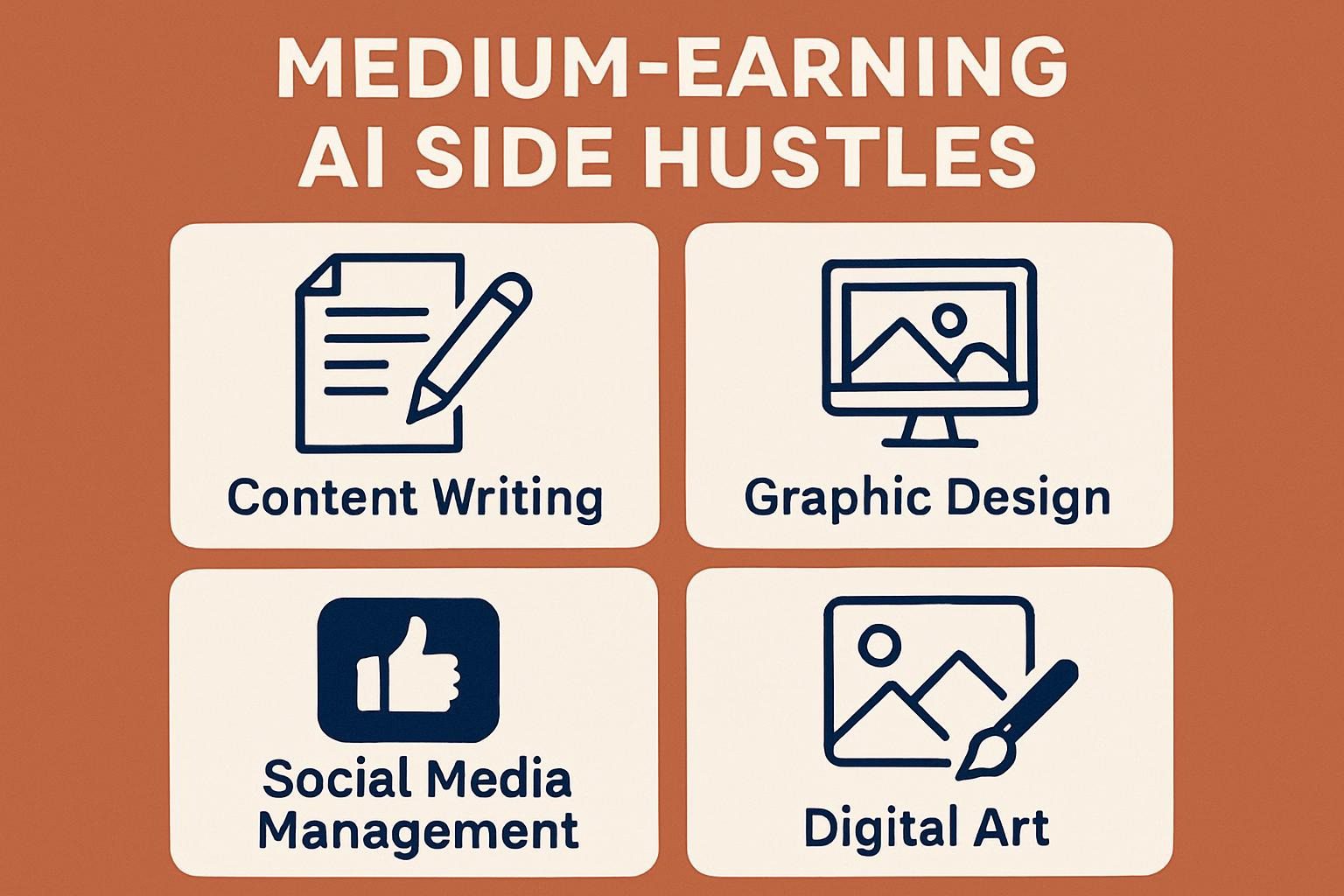 Medium-Earning AI Side Hustles