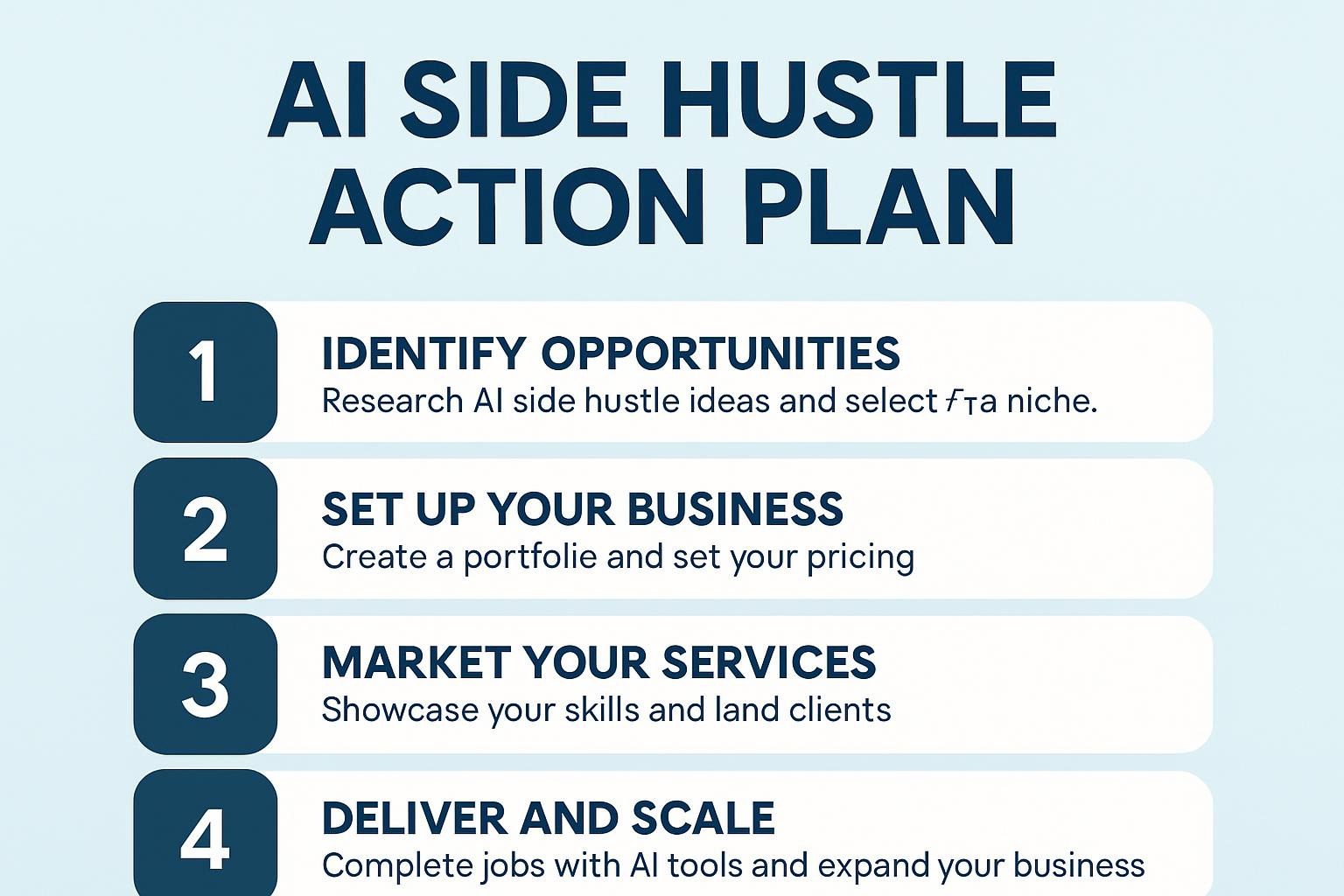 AI Side Hustle Action Plan