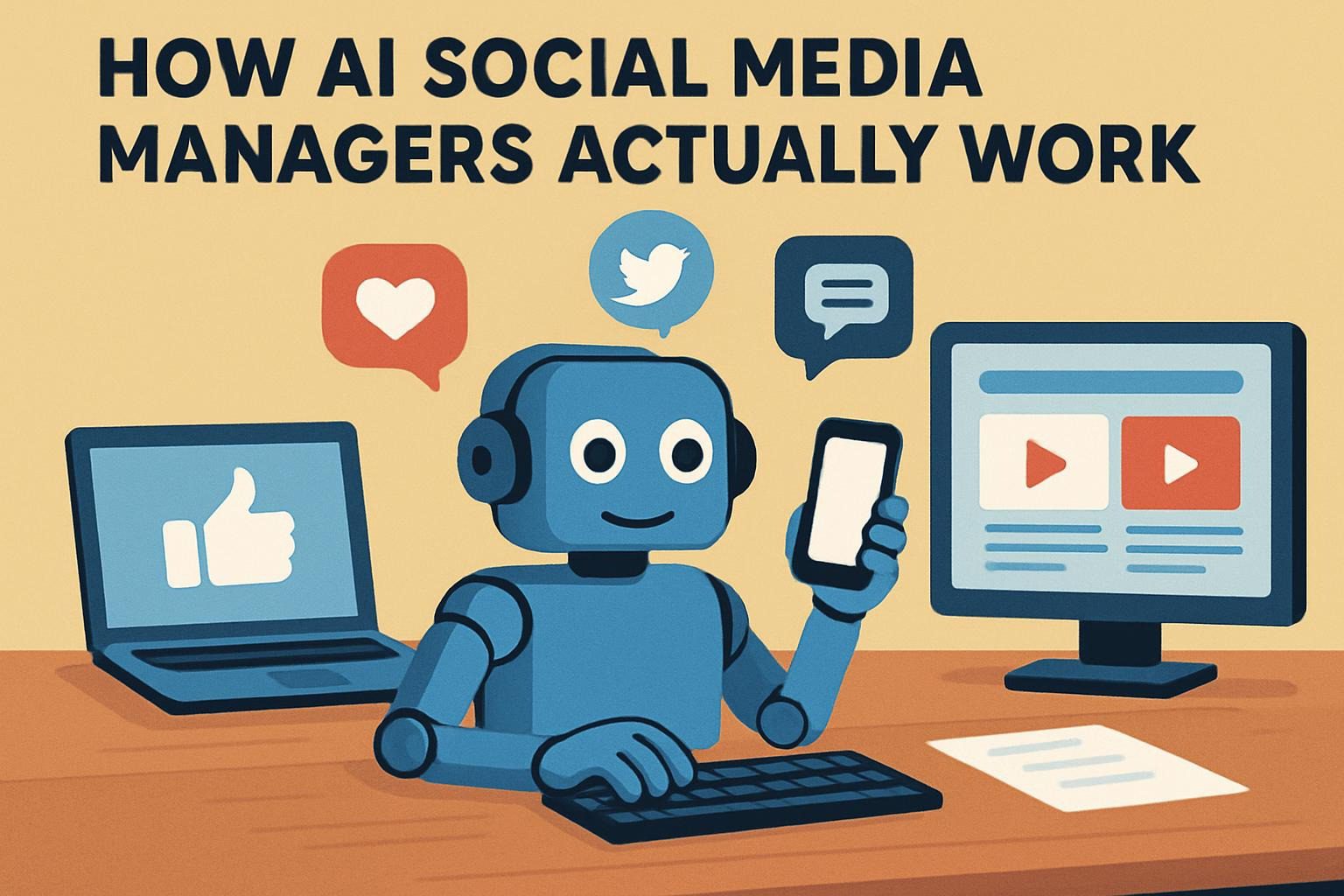 How AI Social Media Managers Actually Work