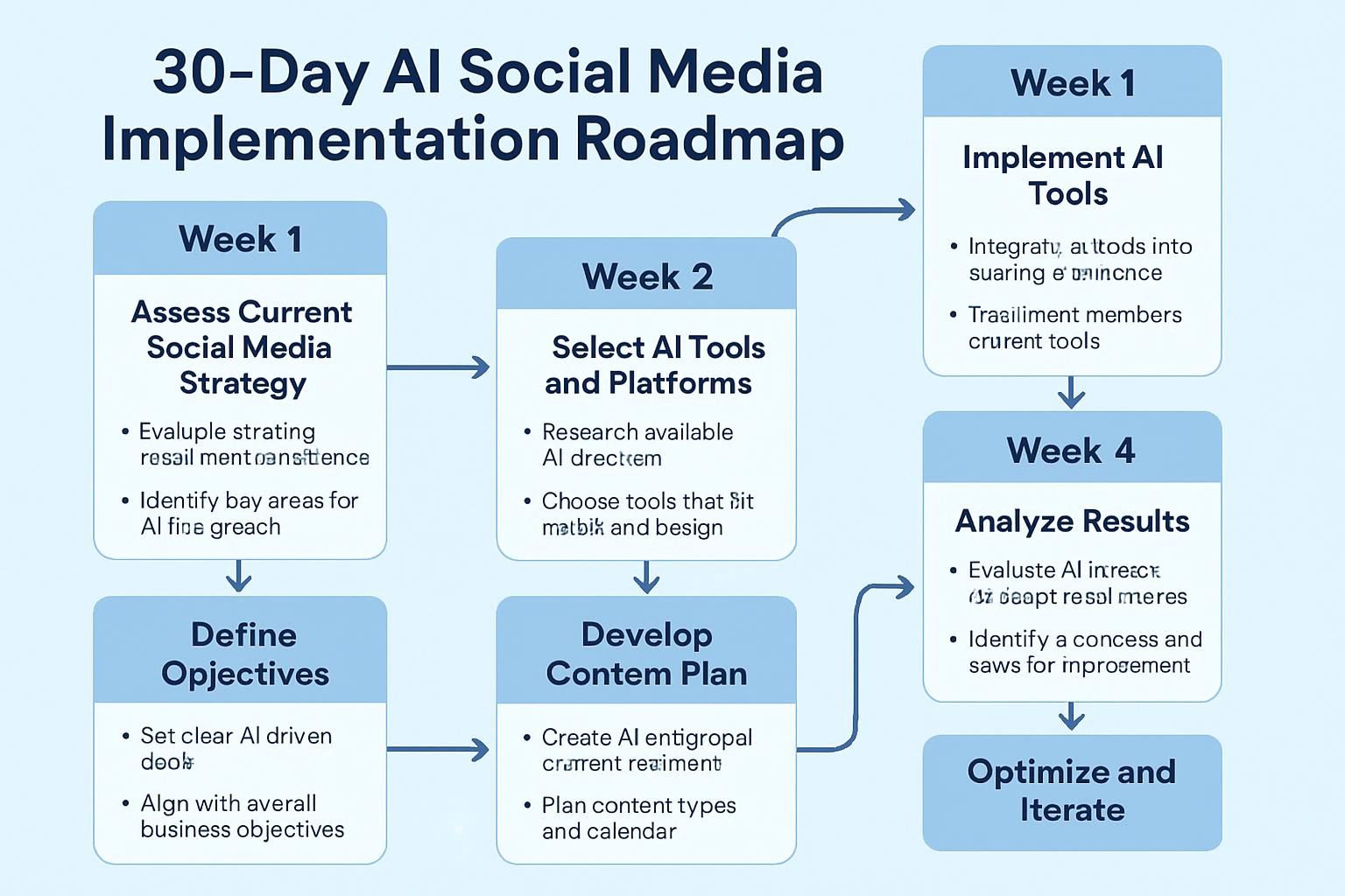 30-Day AI Social Media Implementation Roadmap