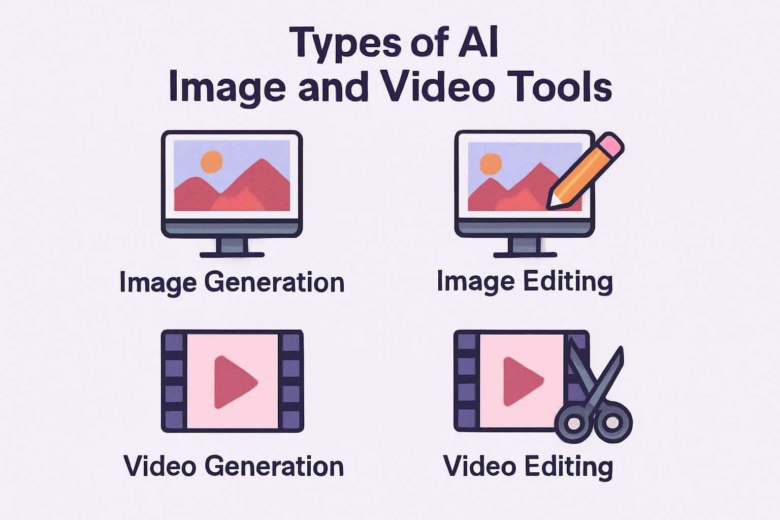 Types of AI Image and Video Tools