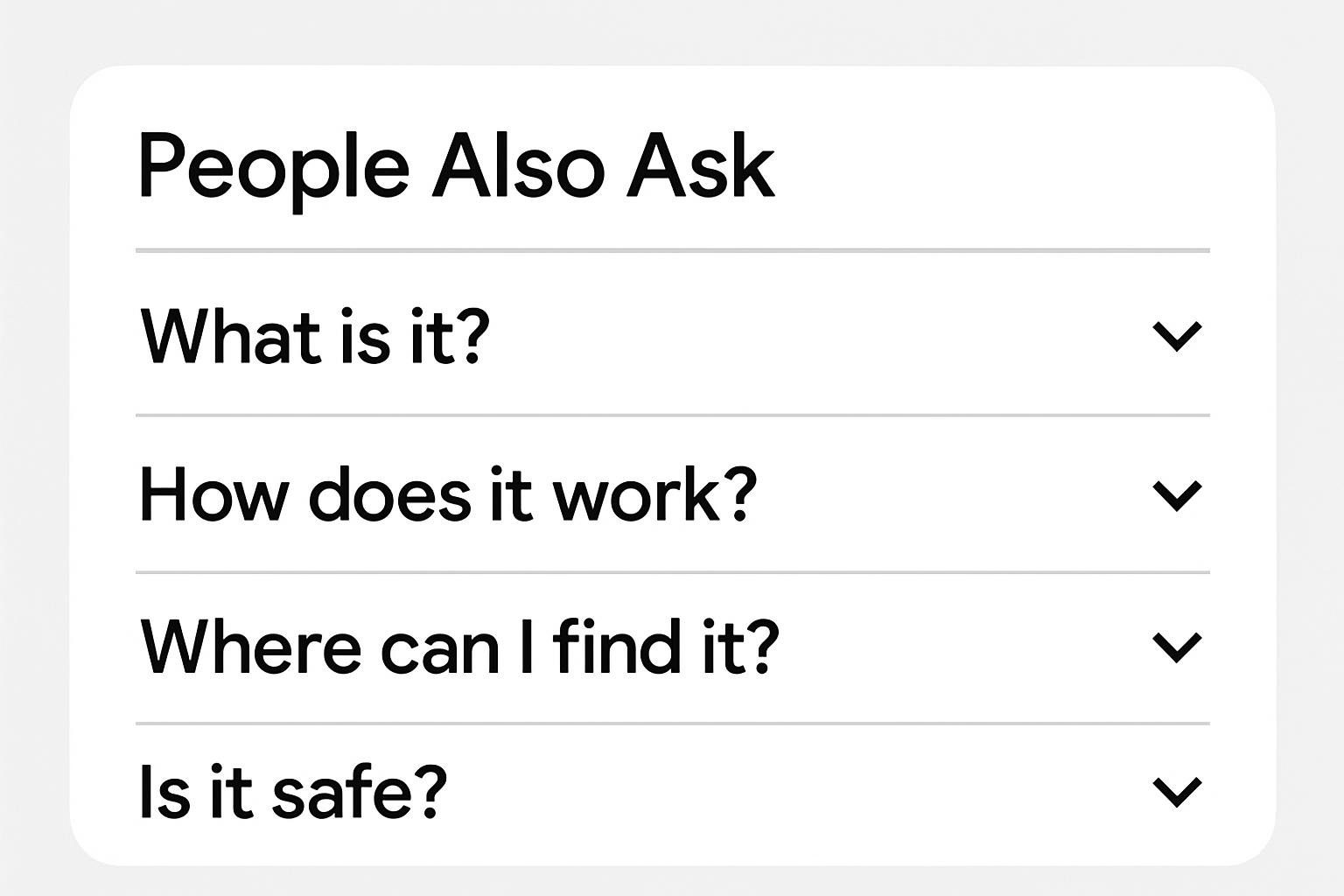 People Also Ask