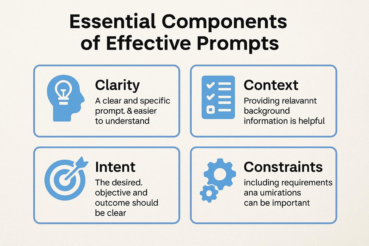 Essential Components of Effective Prompts