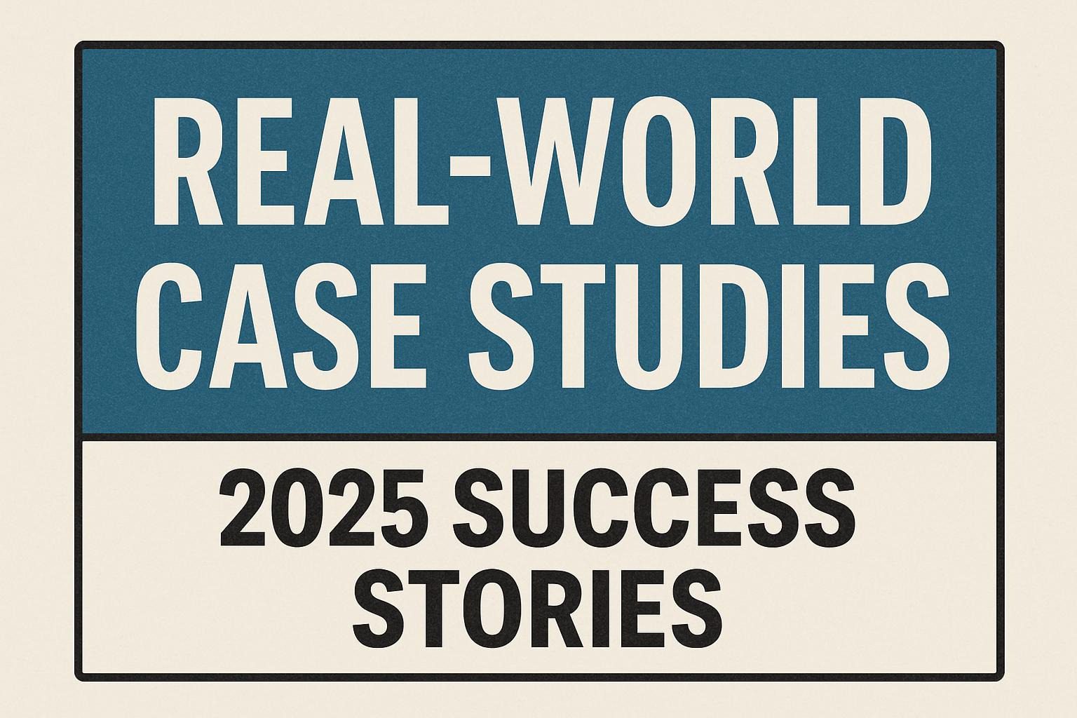 Real-World Case Studies: 2025 Success Stories