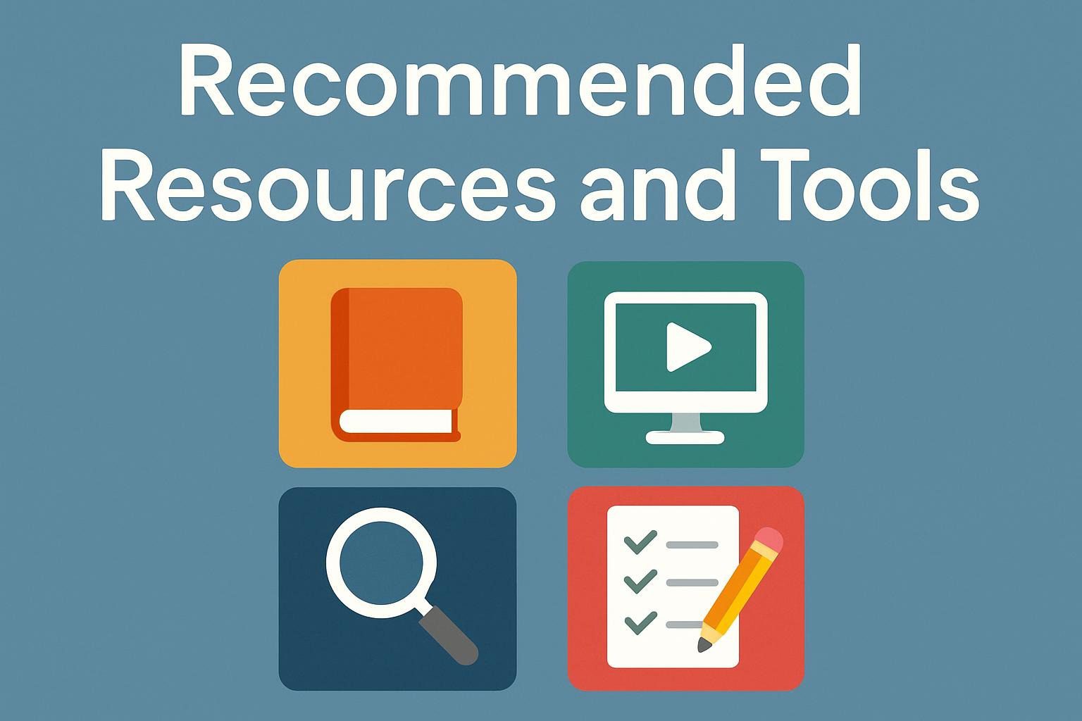 Recommended Resources and Tools