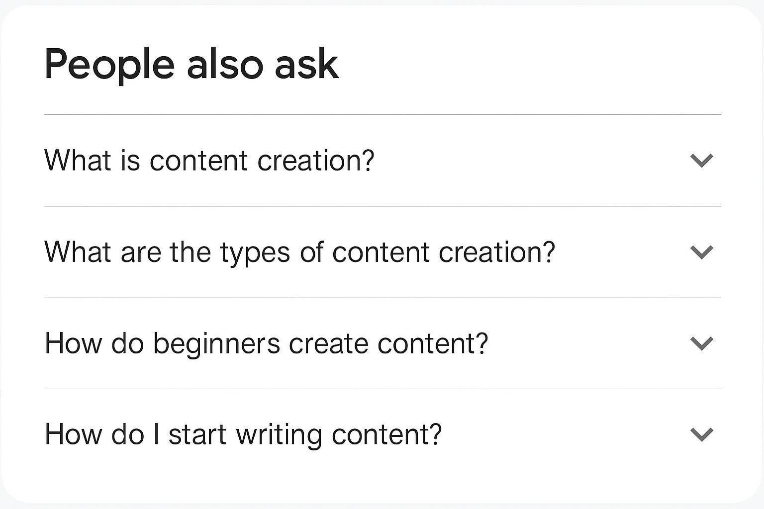 People Also Ask