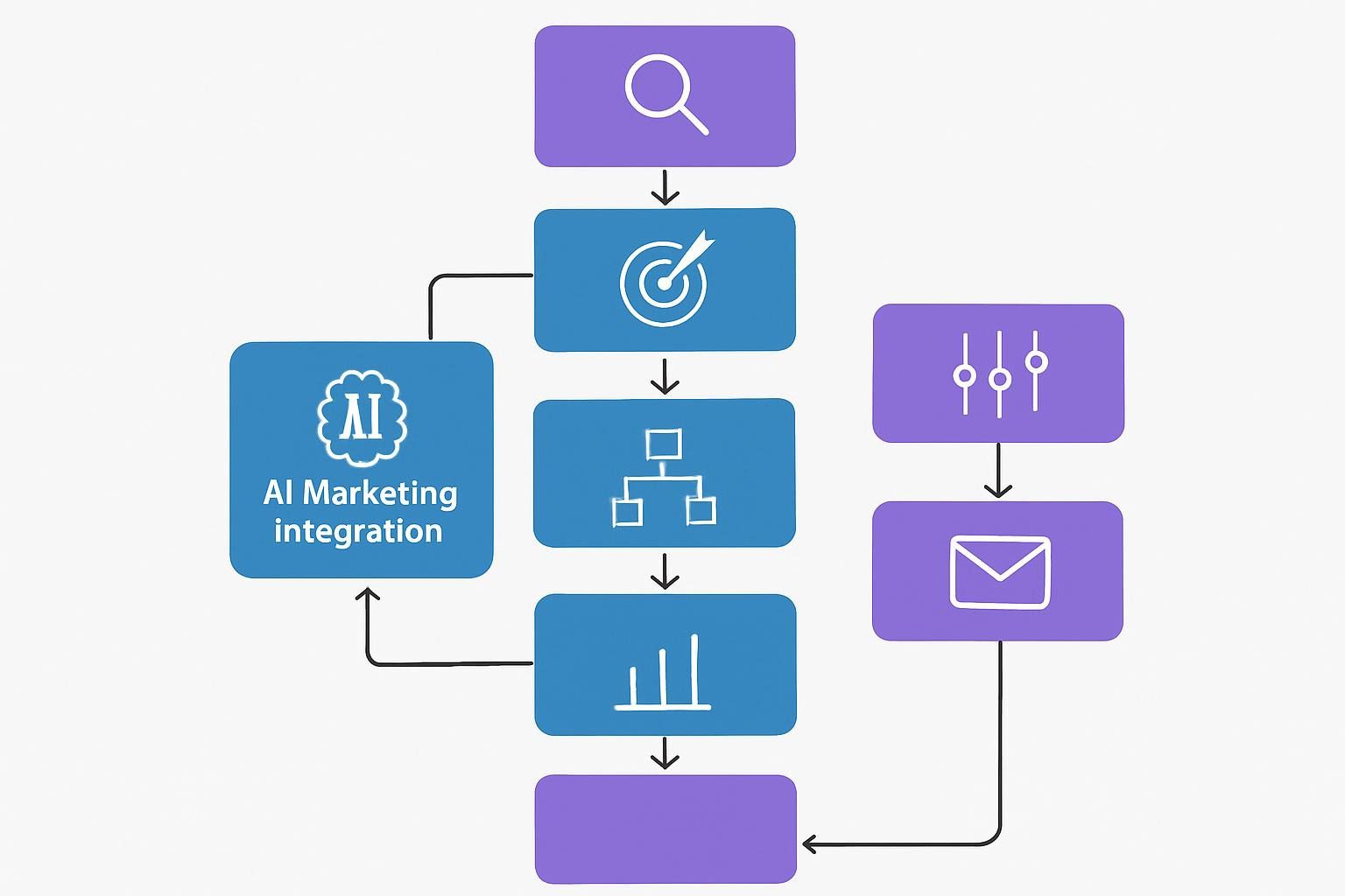 AI tools integration flowchart 2025