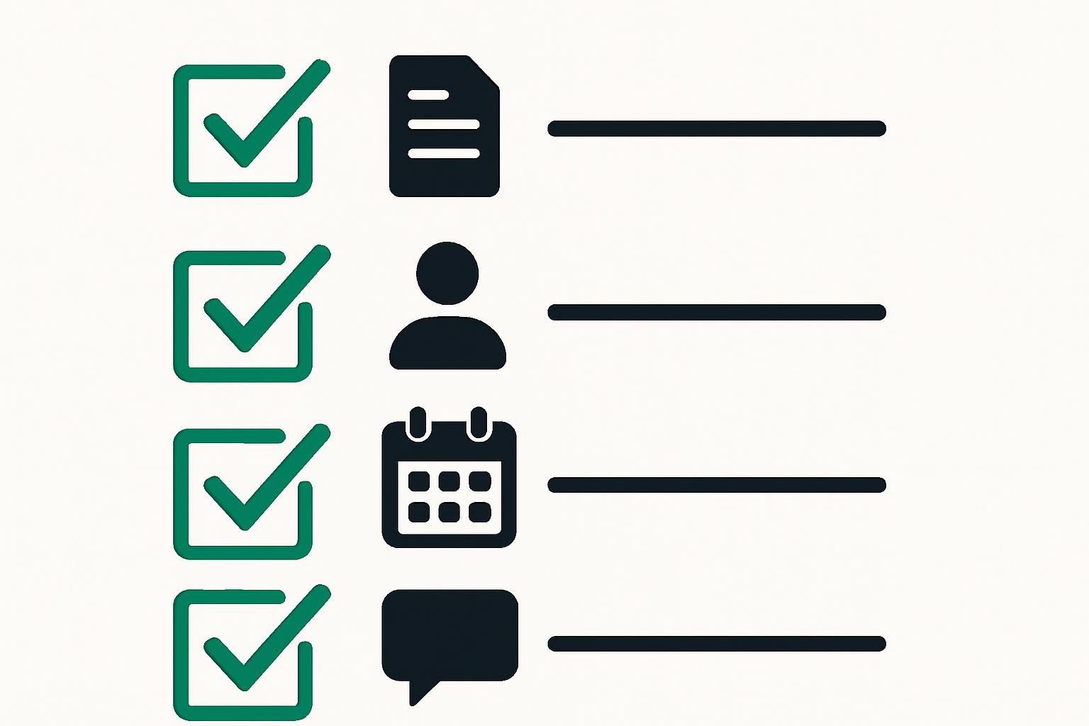 AI Tool Selection Checklist Infographic for 2025 Productivity