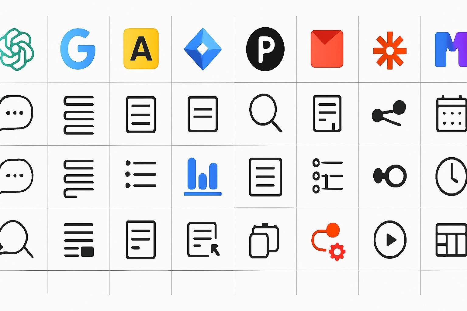 Top 10 Free AI Productivity Tools Visual Guide 2025