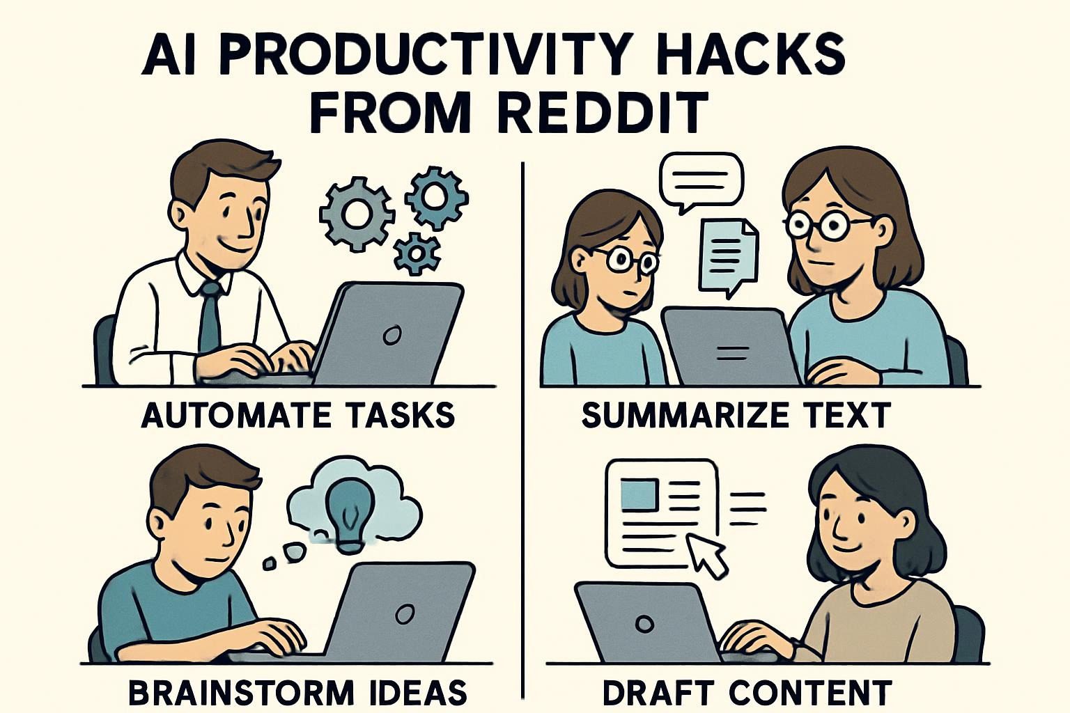 AI Productivity Hacks from Reddit