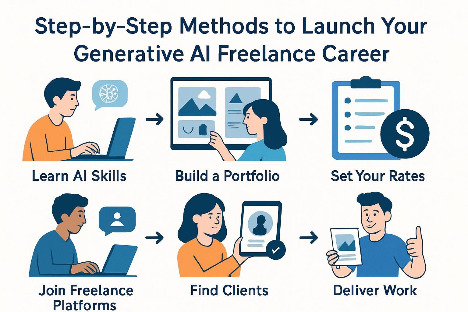Step-by-Step Methods to Launch Your Generative AI Freelance Career