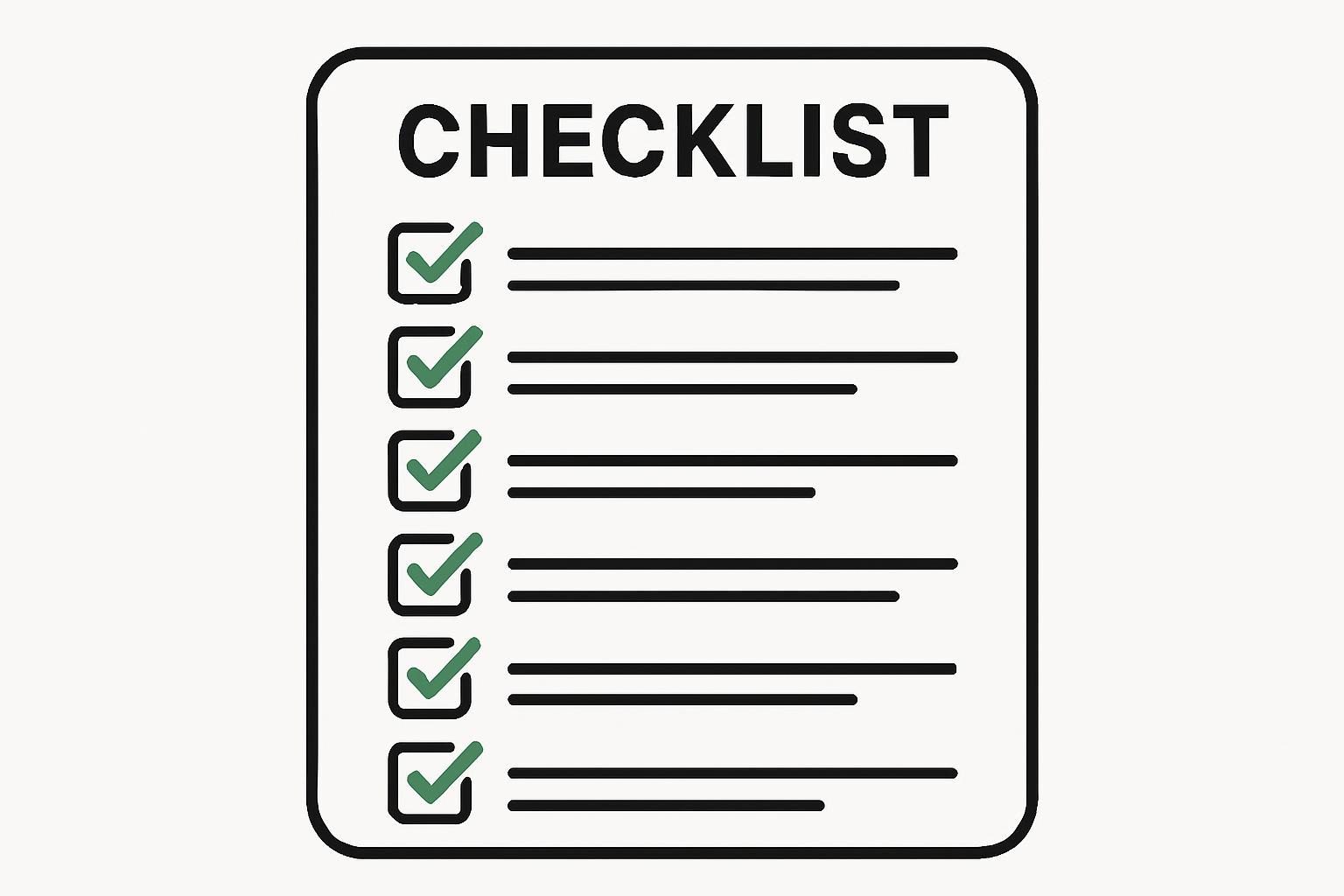 One-Page Checklist Summary Box